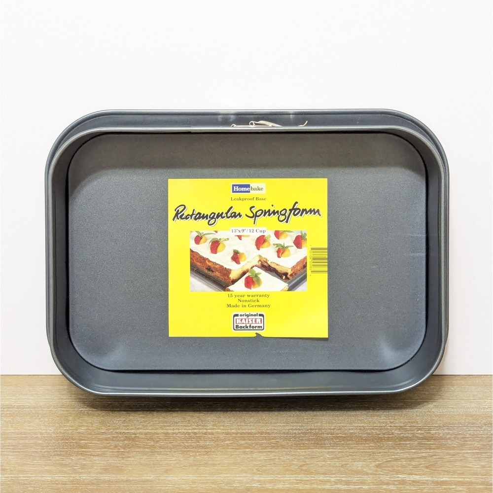 Kaiser Backform Nonstick Rectangle 9x13 Springform Baking Pan Made in Germany
